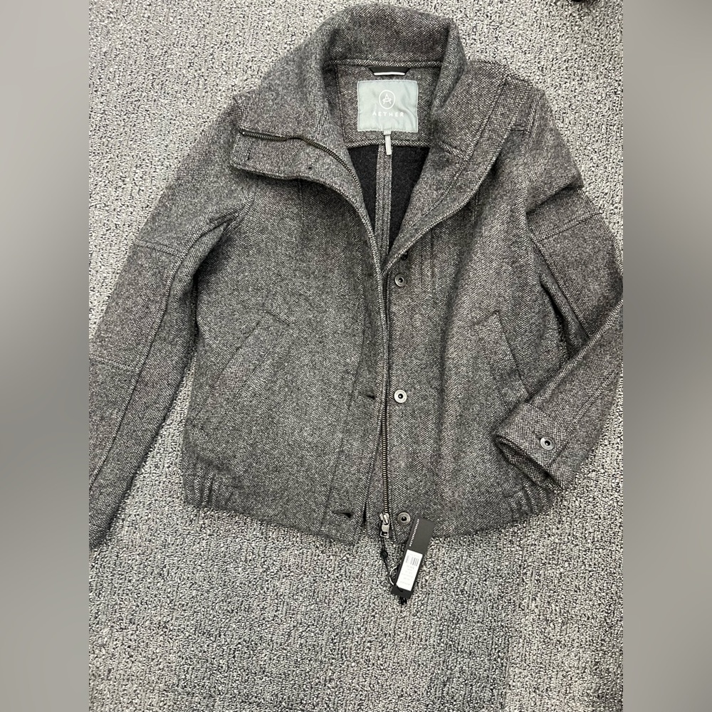 Aether Apparel Mercer Jacket wool dramatic collar